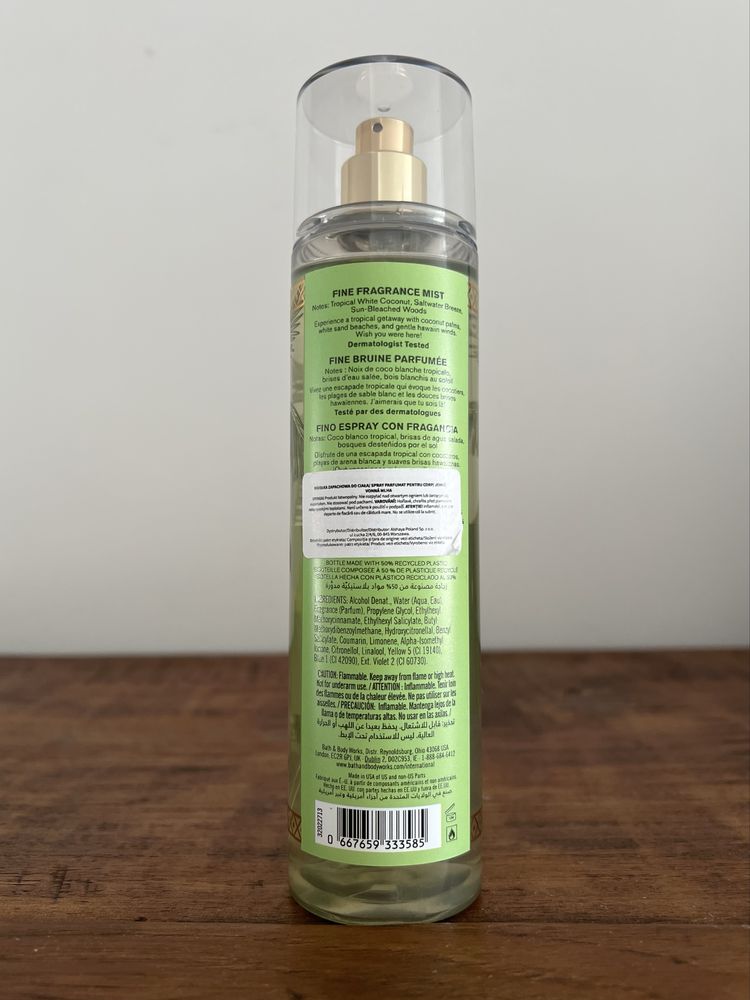 Waikiki Beach Coconut - mgiełka do ciała Bath & Body Works duża 236 ml