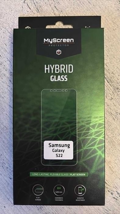 Etui Spigen Rugged Armor Galaxy S22 i Szkło hybrydowe MyScreen