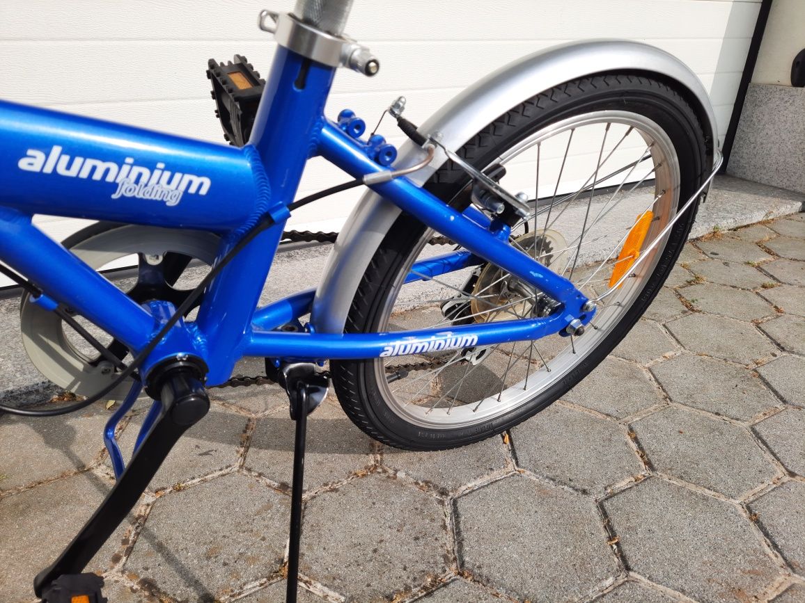Bicicleta dobrável em alumínio *igual a nova*