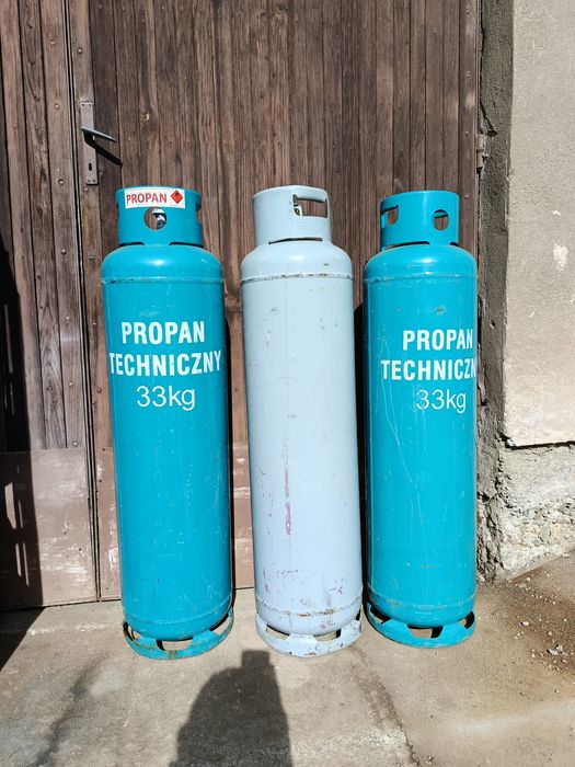 Propan butan 33 kg, propan 30 kg
