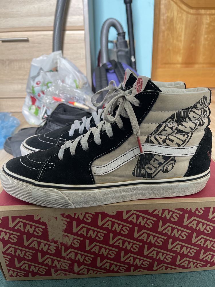 vans sk8 hi кеды кроссовки ванс scribblelogo