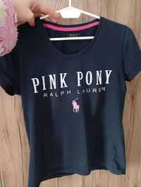 T-shirt Lauren M pink pony