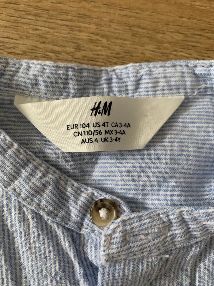 Lniana koszula H&M r.104