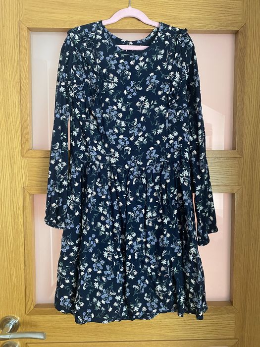 Granatowa sukienka 146/152