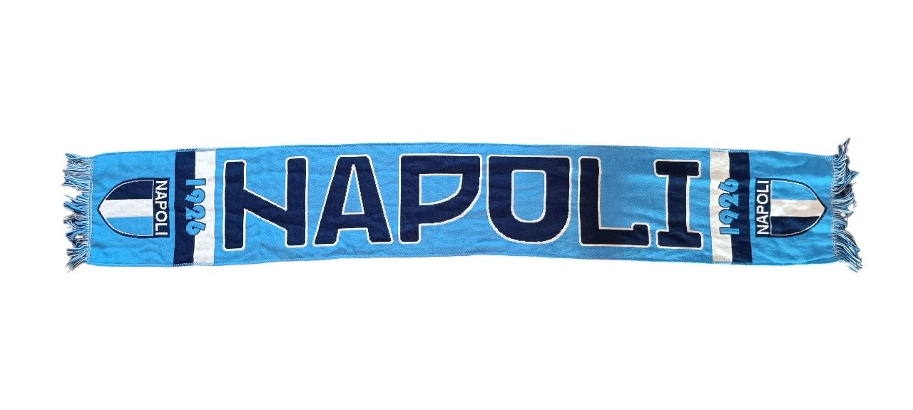 Szalik piłkarski sportowy Napoli 1926 używany jednostronny