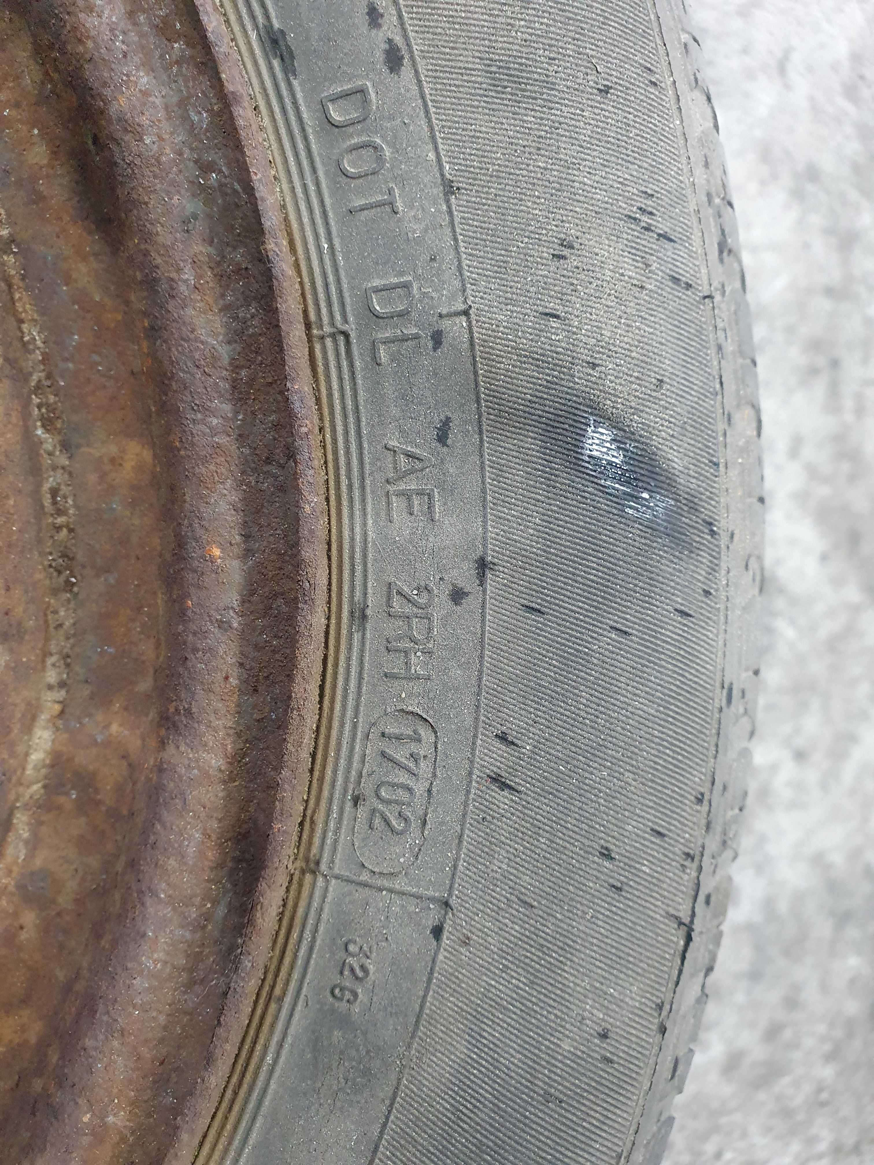 Opona felga koło zapas Peugeot 307 15 cali 4x108
