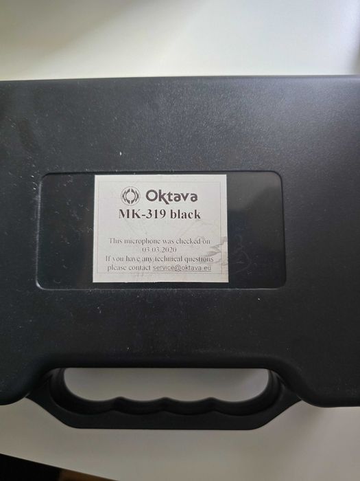 Mikrofon pojemnościowy Oktava MK-319 czarny