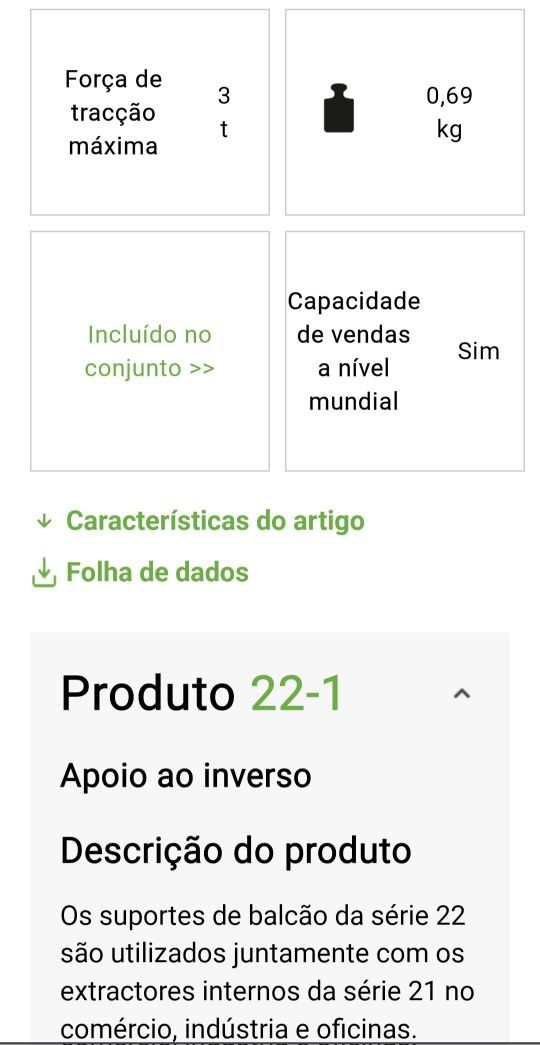 KUKKO-22-1-Ponte Para Extratores De Rolamentos Internos