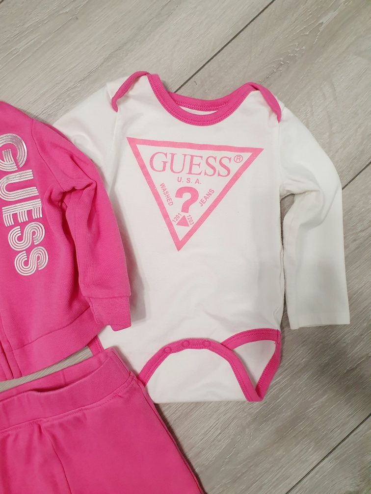 Guess komplet zestaw 74 6-9 miesięcy