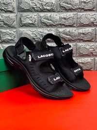 Мужские сандали лакоста чёрные сандали Lacoste