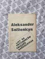 Aleksander Sołzenicyn Listy do przywódców Związku Radzieckiego