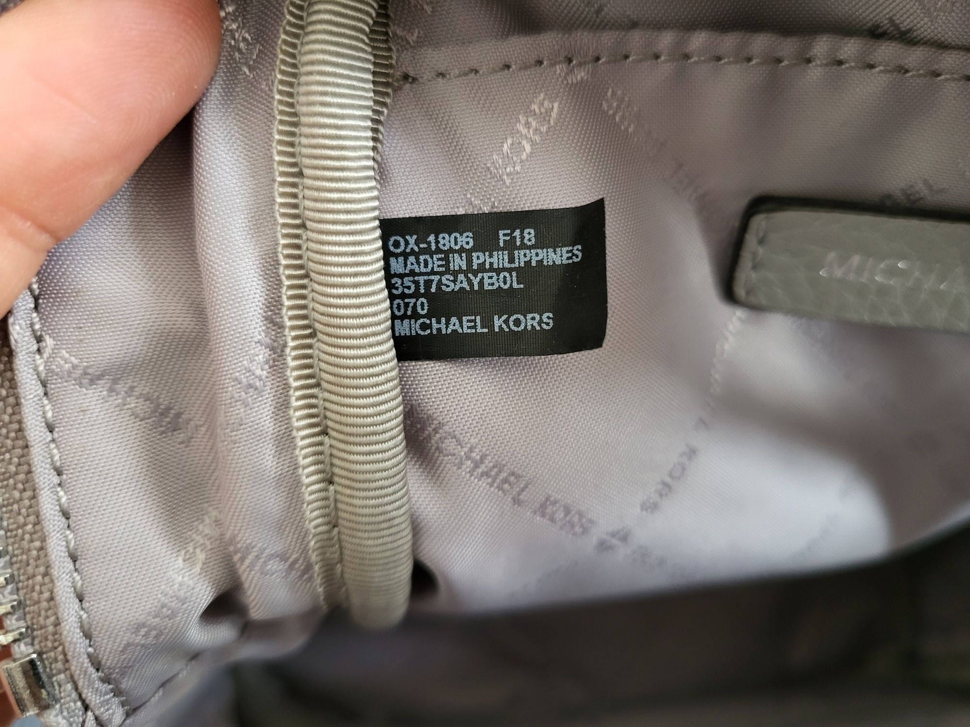 Michael Kors plecak mini skóra naturalna