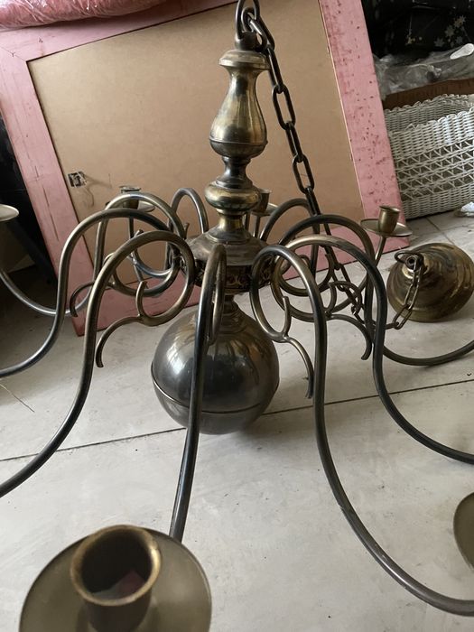 Świecznik wiszący, żyrandol na świeczki, wyjątkowy