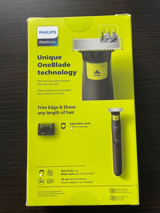 nowy PHILIPS ONE BLADE Trymer do twarzy