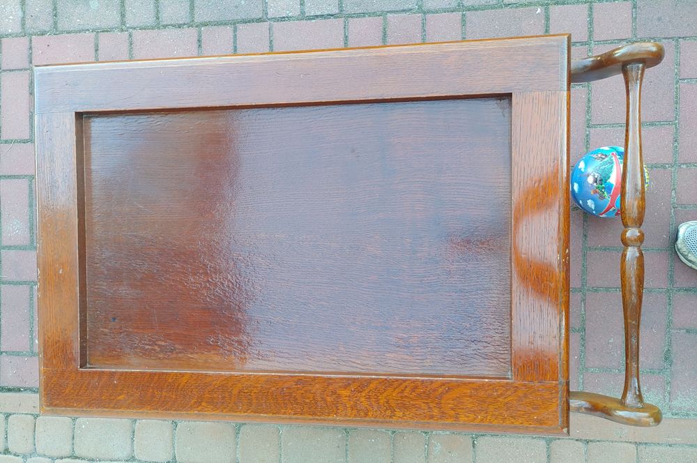 Barek na kółkach barek dębowy