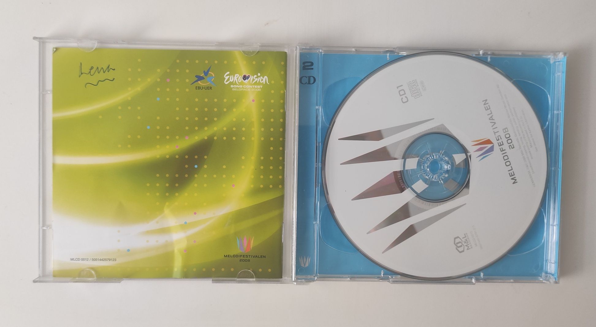 Melodifestivalen 2008 płyta CD