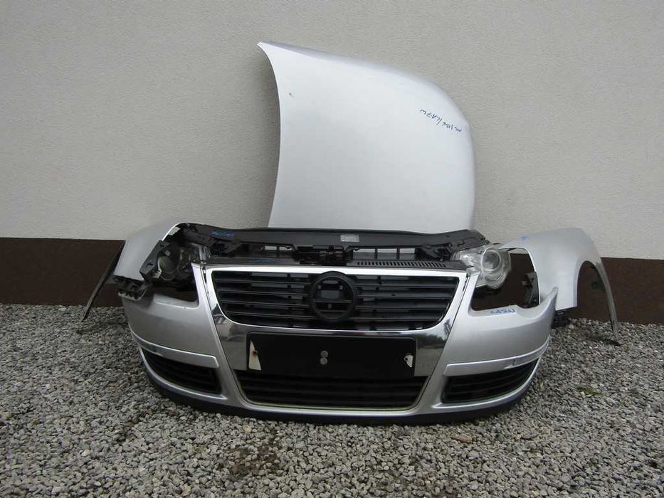 Vw Passat B6 LA7W maska zderzak przedni przód pas błotnik