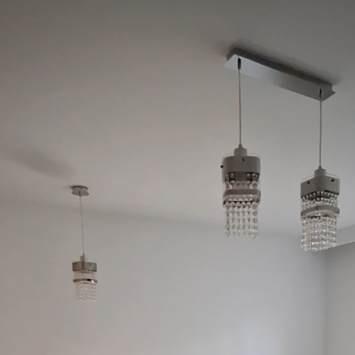 Lampa wisząca żyrandol nowoczesna nad blat glamour