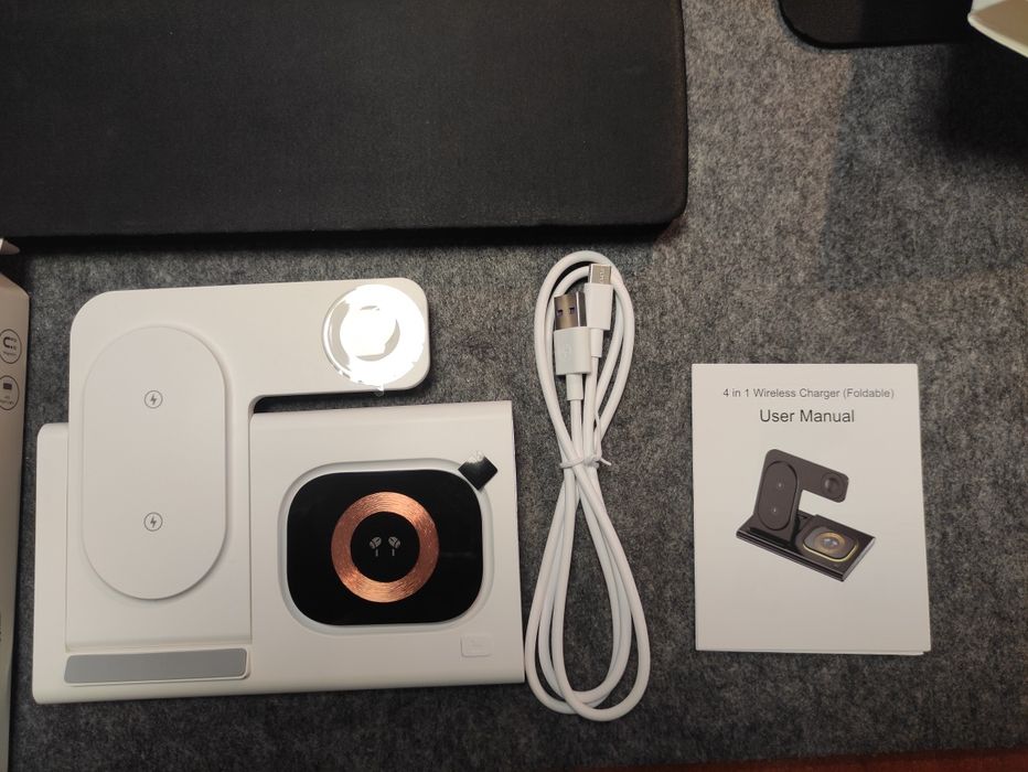 Зарядная станция для Apple iPhone, Apple Watch, Apple Airpords