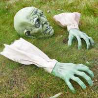 Dekoracja do ogrodu, strach na nieproszonych gości, zombie