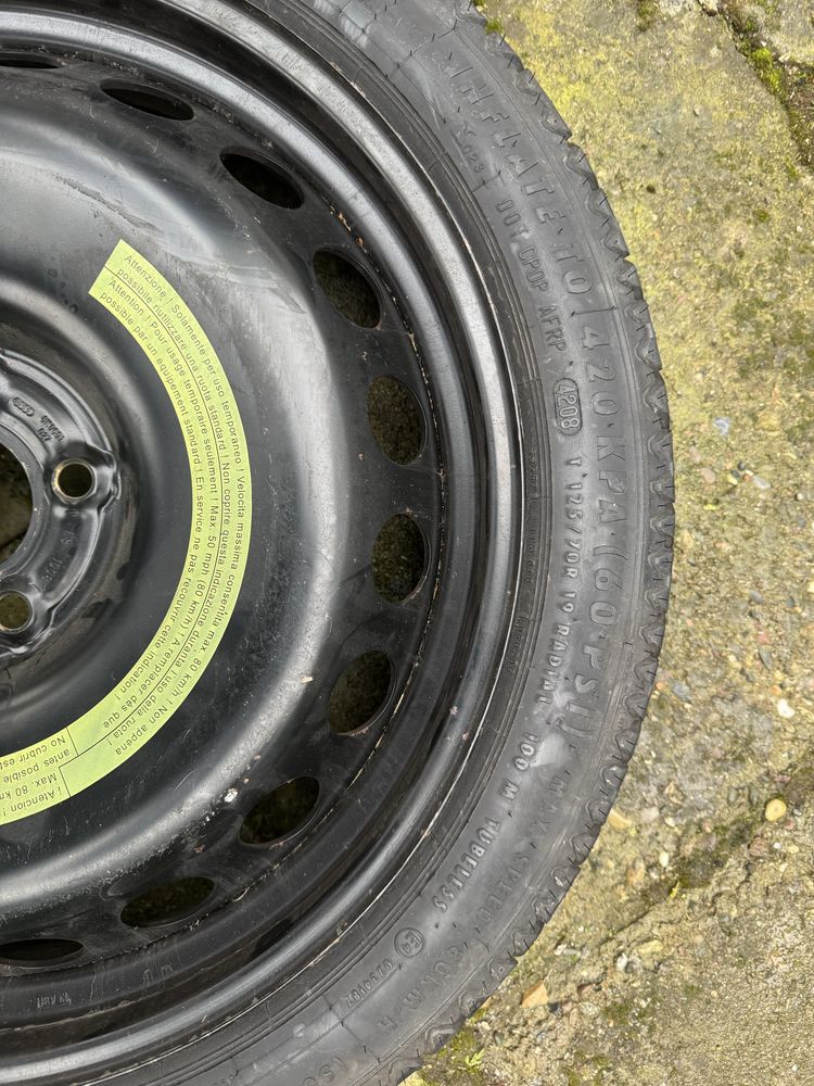 Dojazdówka do Audi A4 b8 b9 A4  125/70R19 Rozstaw śrub 5x112