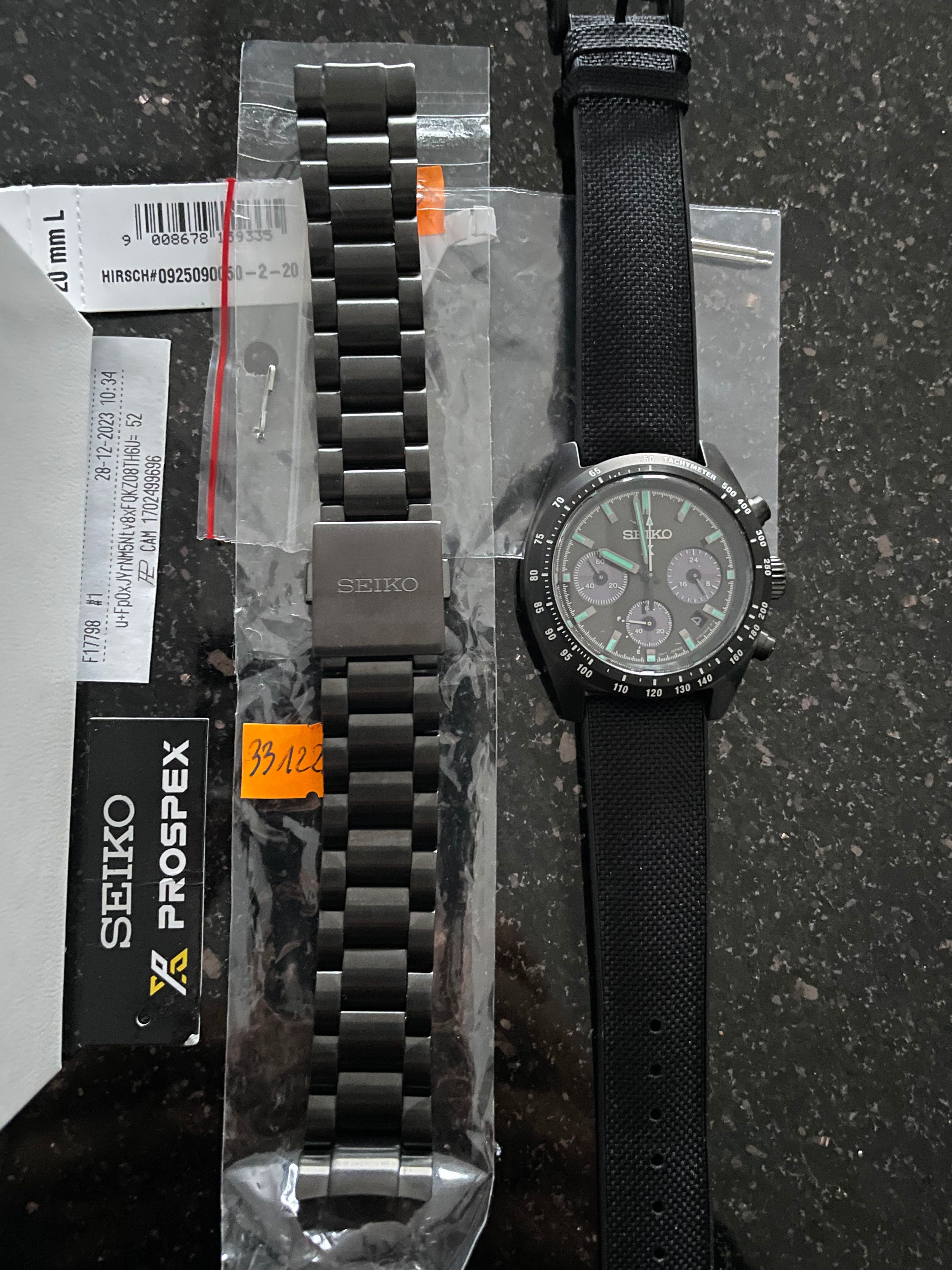 Bransoleta -73 % PVD Black 20 mm. SEIKO PROSPEX NOWA.