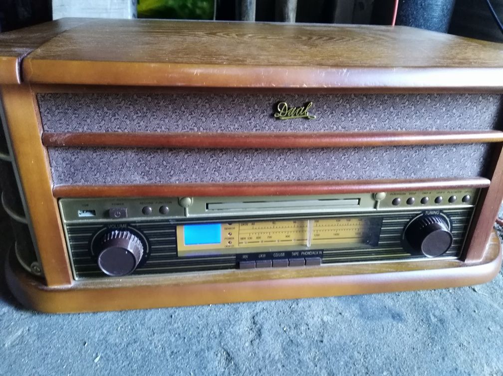 Radio retro Dual Nr 4 gramofon kaseciak