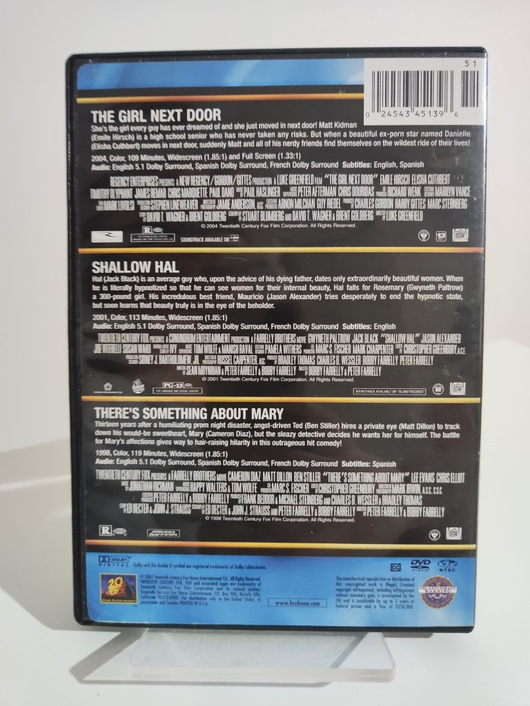 The girl next door / Shallow Hal / There's something about Mary DVD