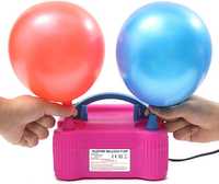 Elektryczna pompka do pompowania balonów dwie dysze szybka i mocna