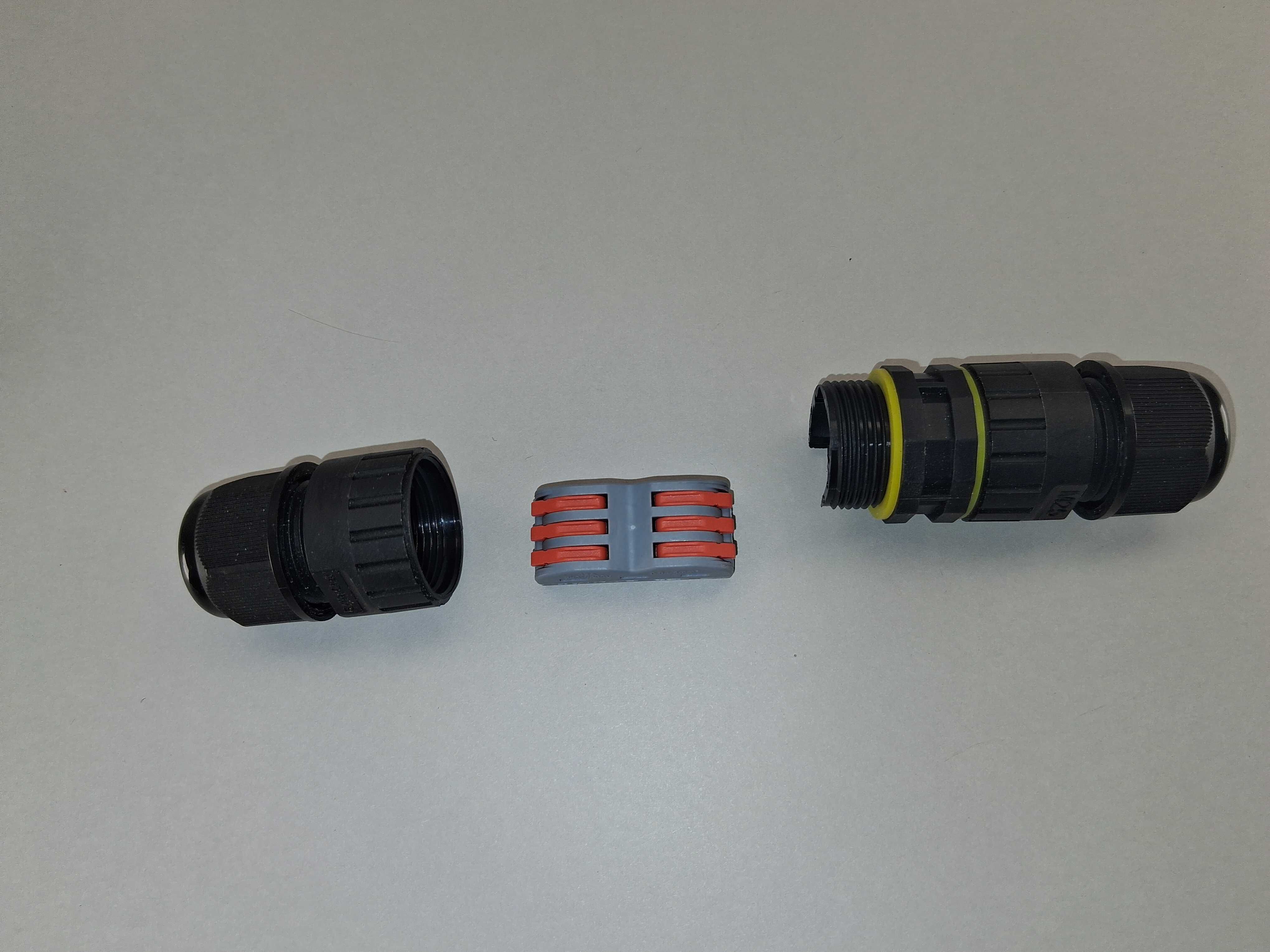 L156 Zestaw 2x Złączka Kablowa Hermetyczna IP68 Zewnętrzna 2-Pin Wodoo