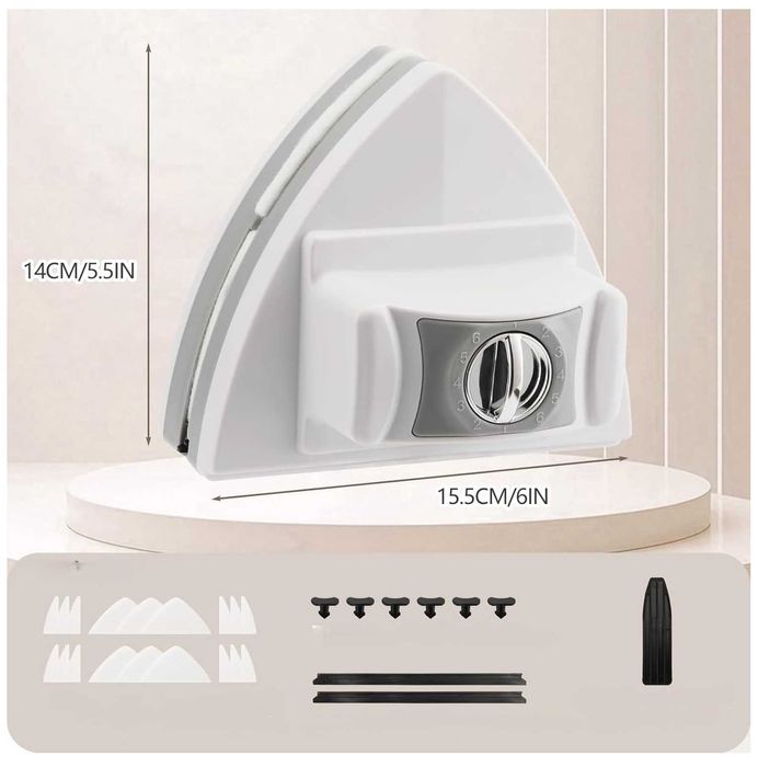 Magnetyczny Czyścik do Okien Myjka Regulowany 5-35mm Bezpieczny