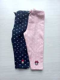 Legginsy C&A Minnie ocieplane 92 jak nowe