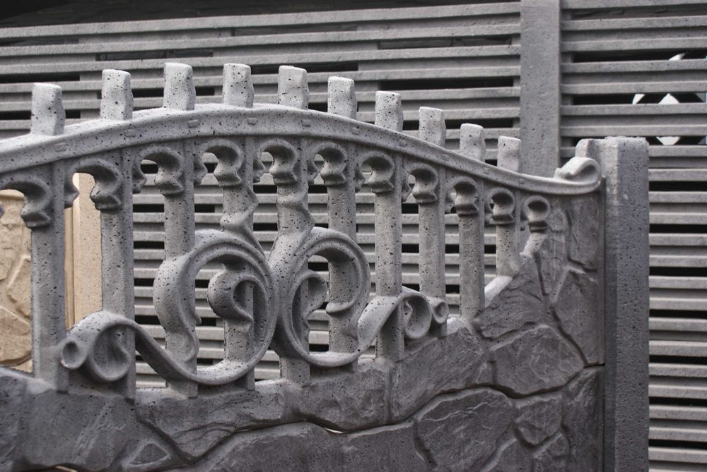 Ogrodzenie betonowe, przęsła, płyty barwione. PRODUCENT Dostawa Montaż