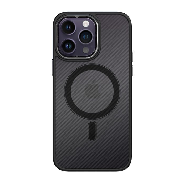 Tel Protect Magnetic Carbon Case Do Iphone 15 Czarny