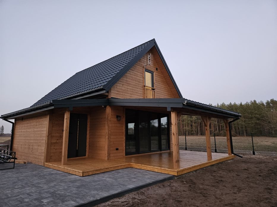 Dom domek drewniany 35m2 35 m2 70  budowa pergola altana garaż wiata