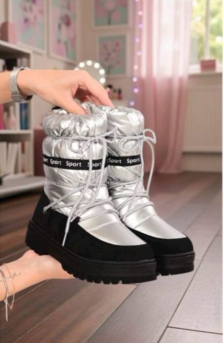 Черевики чоботи дутики дитячі зимові р.33-38