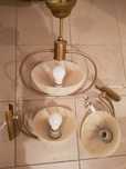 Zestaw lampa i dwa kinkiety