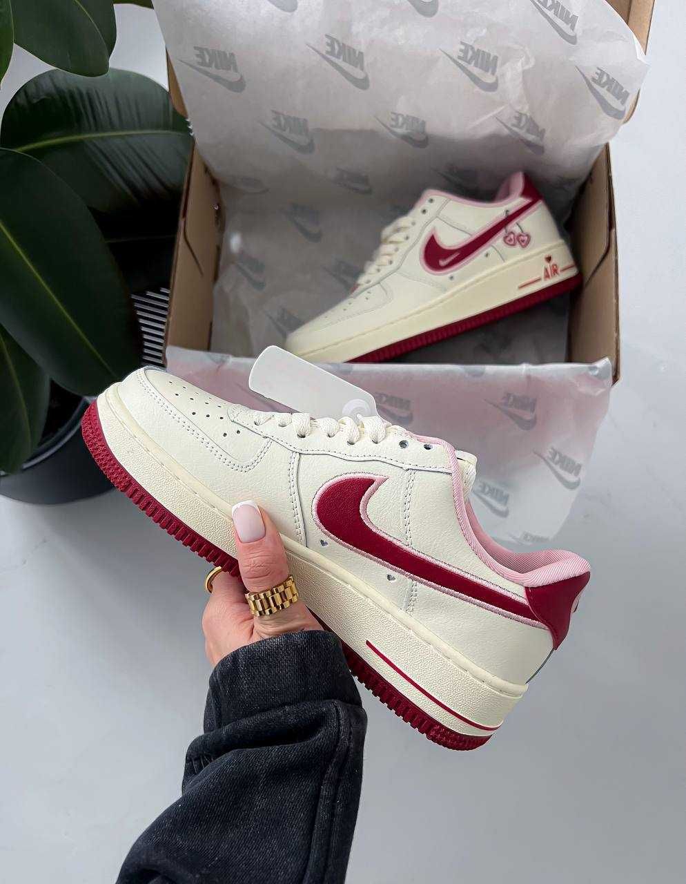 Кроссовки Nike Air force 1 low cherry / Найк Аир Форс розовые 37 38 39