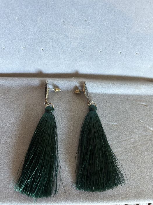 Brincos verdes senhora
