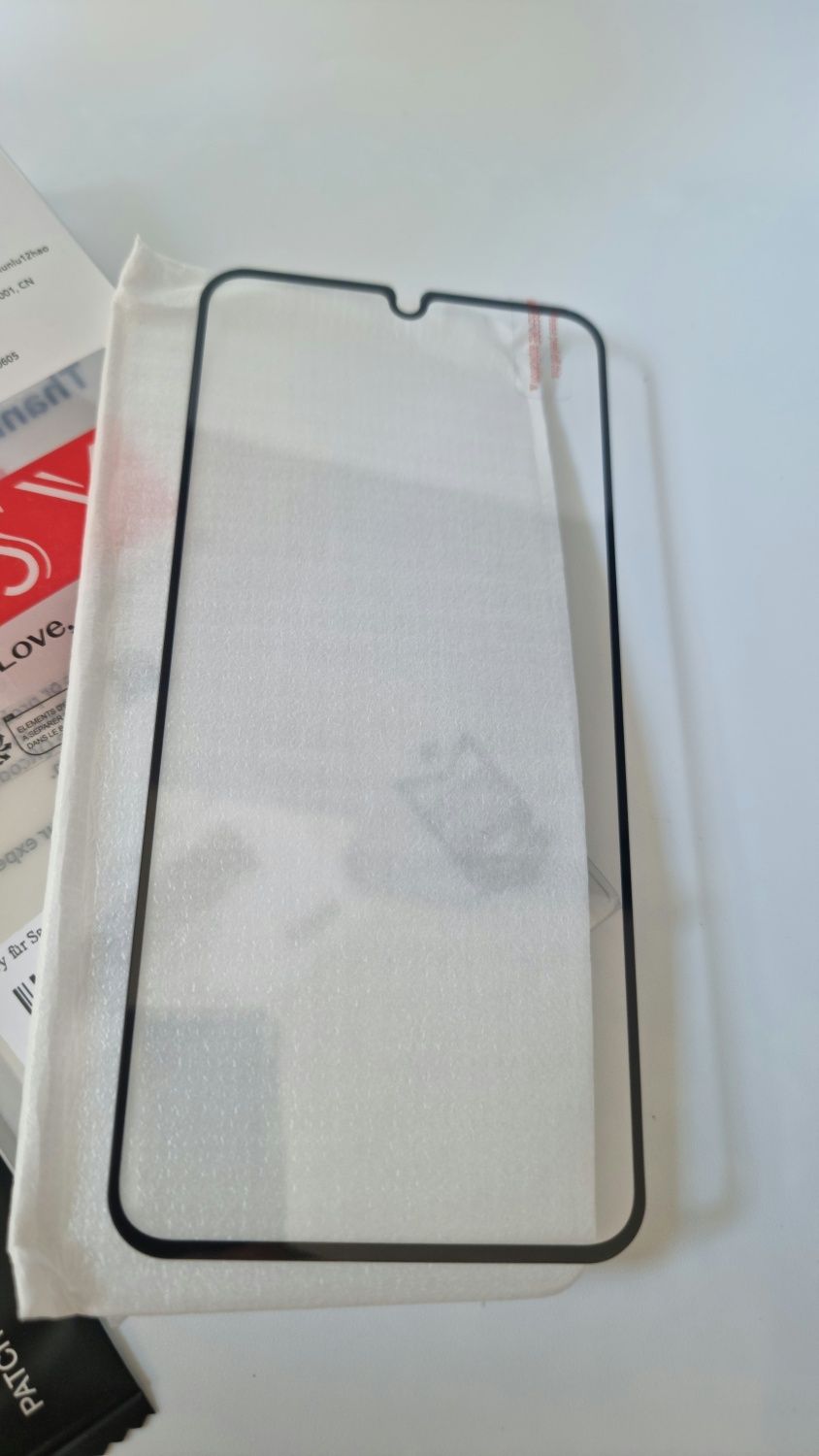 Etui do Samsung Galaxy A15 z pierścieniem i szkłem hartowanym