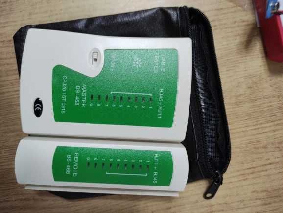 Tester kabli przewodów RJ45, RJ11, RJ12