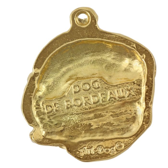 Dog z Bordeaux naszyjnik pozłocony Art-Dog