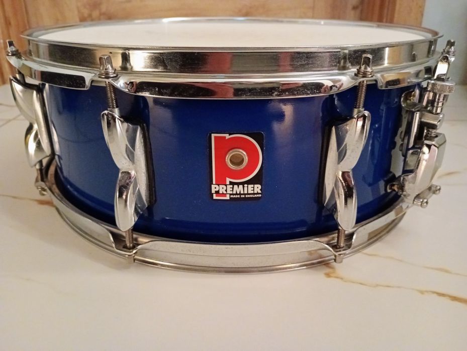 Werbel Premier England 14x5,5 vintage mahoń perkusja