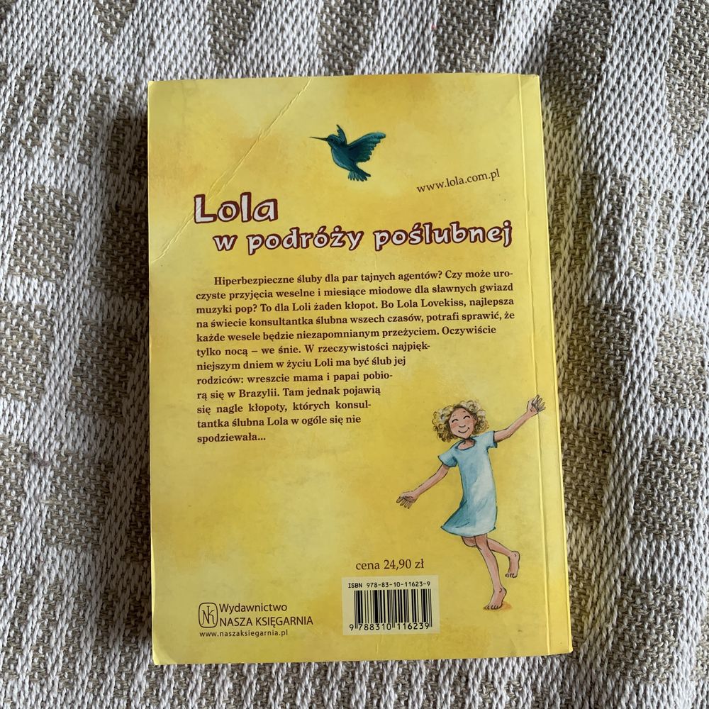 książka dla dzieci Lola w Podróży Poślubnej tom 6 Isabel Abedi