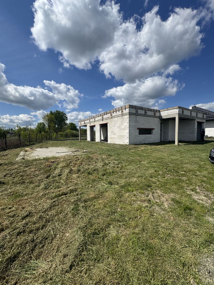 Dom w stanie surowym – 148 m² + działka 876 m² – Myśliszewice