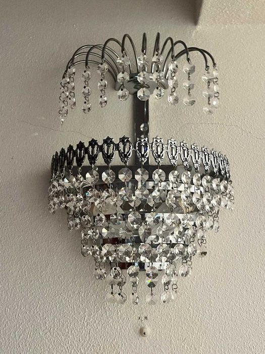 Conjunto de Lustres de cristal