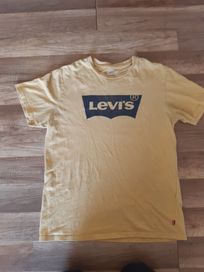 Levis koszulka żółta M t shirt musztardowy
