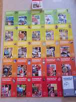 Enciclopédia Conhecimento - 24 Fascículos, 12 CD's, 24 Fichas Testes
