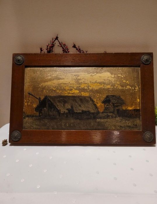 Obraz starej stodoly (stary dom)