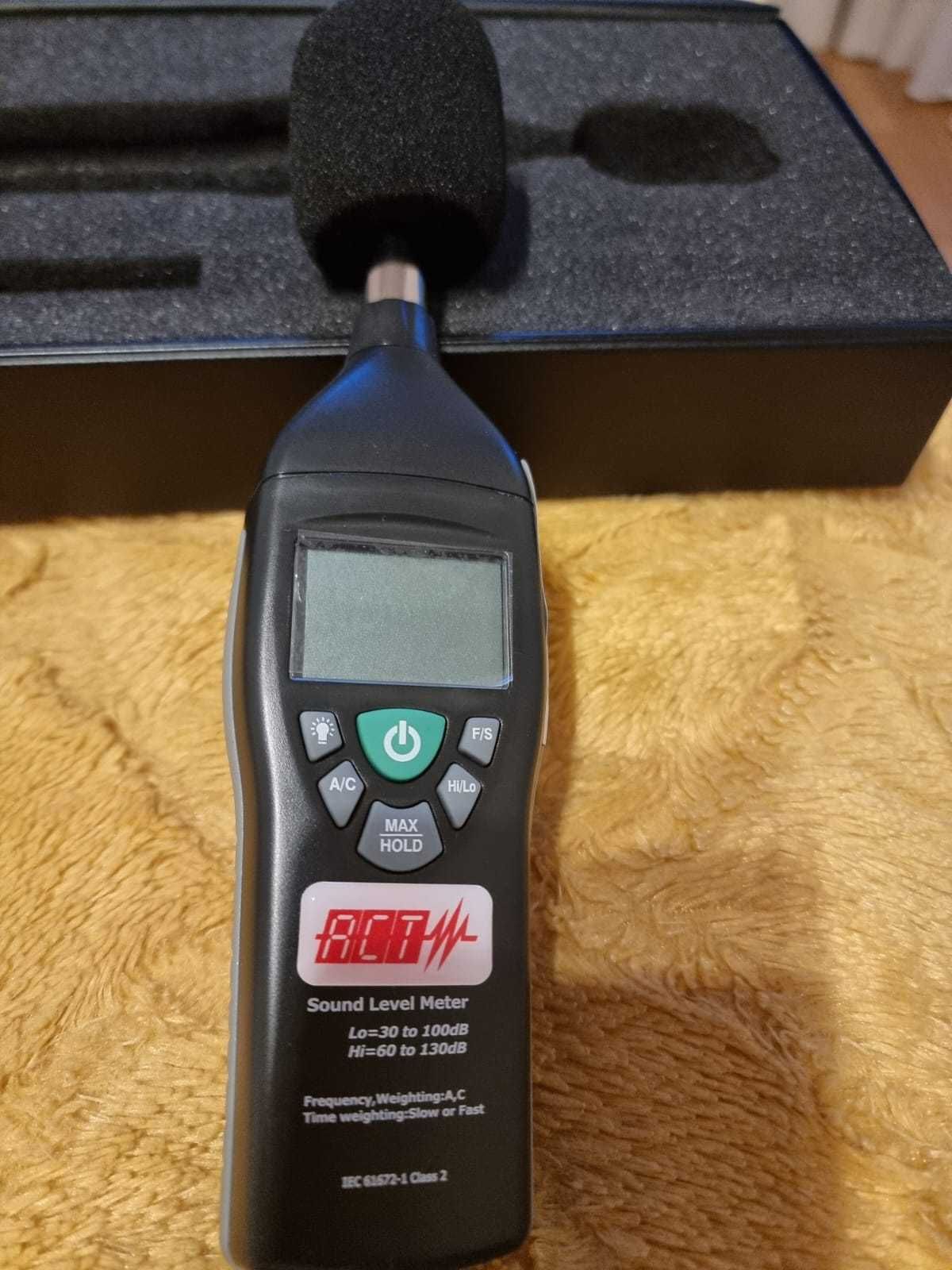 Miernik poziomu dźwięku - 30dB to 130dB - Tenma TEN01073